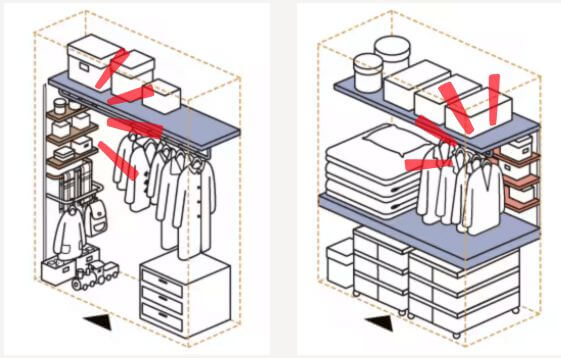 LIXILすっきり棚を設置してクローゼットのデッドスペースを活かす