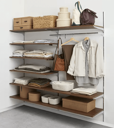 LIXILすっきり棚を設置してクローゼットのデッドスペースを活かす