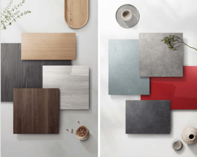 リクシルの新キッチンシエラの扉カラー例